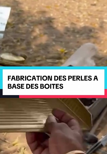 Création de perles à partir de boîtes de conserve