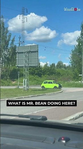 Mr. Bean's Car Spotted on Swedish Road - A Surreal Encounter! || WooGlobe