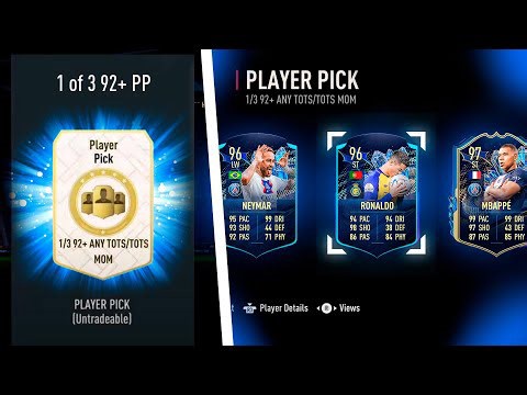 FIFA 23 92+ TOTS compensation player pick packs!