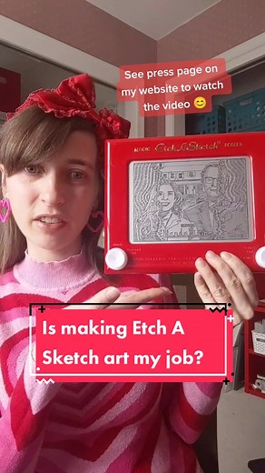 Professional Etch A Sketch Artist Reveals Artistic Process
