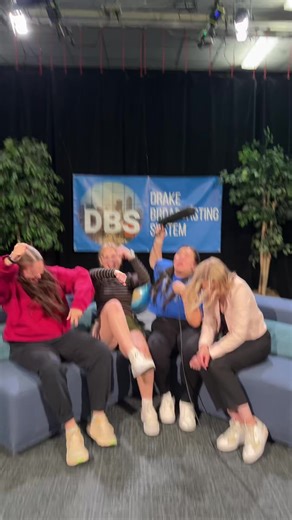 We brought the “boom” on our first live show tonight! Watch it on the Drake Broadcasting System YouTube channel. #broadcasting #DBS #liveshow
