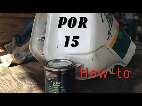 POR 15 Gas Tank Sealer "How-to Seal a Gastank"