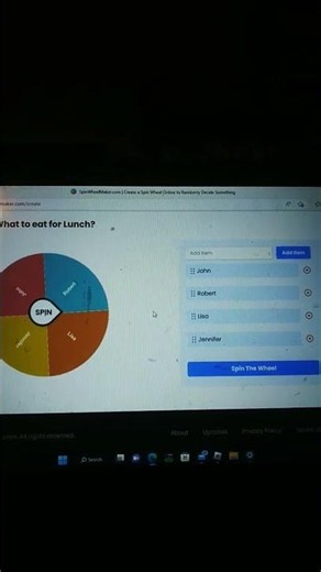 Spin Wheel Maker - Lisa