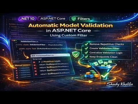 42. Automatic Model Validation in ASP.NET Core Using Custom Filter