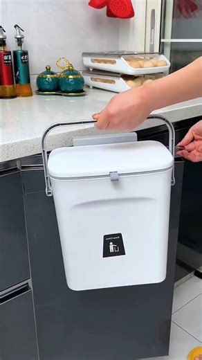 Wall mounted hanging waste collector bin online available on Amazon Flipkart