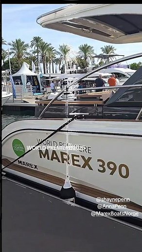 BRAND NEW MAREX 390 World Premiere 2025 at the Cannes Yachting Festival #marex390 #marexboats #marex