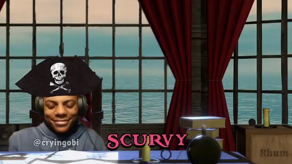 my captain is kinda shipless (pirate meme)