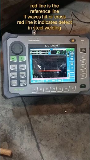 Ultrasonic Test for Steel Welding #ultrasonicwelding #shorts #construction ‪@ZeeConstructionHub‬