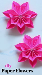Turn simple paper into beautiful blooms! 🌸 Watch this quick and easy tutorial to make stunning paper flowers that are perfect for decorating gifts, rooms, or cards. ✂️✨ #paperflowers #diycrafts #flowermaking #craftideas #easydiy | D.I.Yay