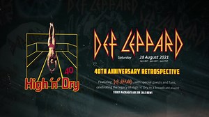2.5K views · 81 reactions | This coming Saturday at 4p Rock Hall Inductees Def Leppard are celebrating 40 years of their sophomore album #HighNDry with a dope virtual event, featuring new interviews with band members, influences, fan Q&As, the list goes on. The event premieres inside the Def Leppard's digital museum...go to LeppardVault.com for tix, info, merch, all the stuff. | Rock & Roll Hall of Fame | Facebook