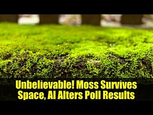 Unbelievable! Moss Survives Space, AI Alters Poll Results