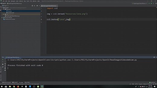 【1】如何读取图像-视频-网络摄像头 面向初学者的OpenCV Python教程2020