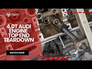 Audi 4.0T V8 Engine Teardown: Removing Valve Springs & Cylinder Head S8/RS7/S7/A8/RS6/S6 (Part 4)