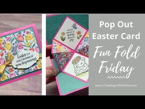How to make a Fun Fold Pop Out Easter Card