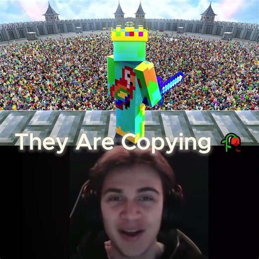 They Are Copying🥀| #shorts #viral #minecraft #viralvideo #viralshorts #youtubeshorts #comedyshorts