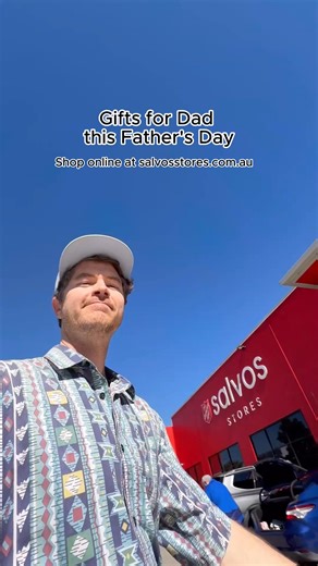 When dad deserves to be showered with gifts on Father's Day, head to your local Salvos Stores 💙 Explore our Father's Day Gift Range online and in-store, and find the perfect pressie for Dad 🫂 | Salvos Stores