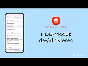 HDB-Modus aktivieren oder deaktivieren - Huawei [Android 10 - EMUI 12]