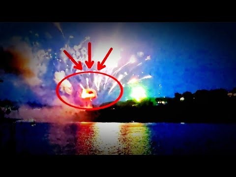 Fireworks Gone Wrong! Huge Explosion at 4th of July Show.... 🎆 🎇 (BIG CEDAR LODGE? )