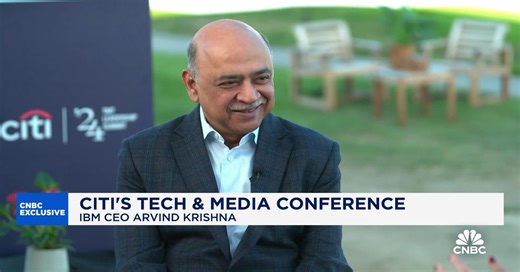 IBM CEO Arvind Krishna: Trump election will cause tailwinds to capex and technology spend