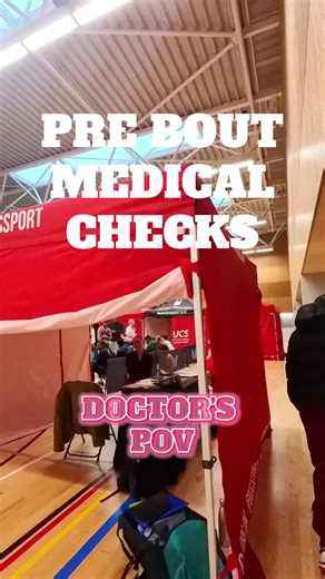 Pre bout medical checks at Bucs - Doctor’s POV 💥🥊🥸 #fyp #boxinglife #sportsmedicine #doctorpov #creatorsearchinsights