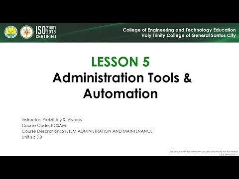 PCSAM L5 System Administration Tools & Automation