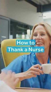 How to Thank a Nurse #nurselife #thanksgiving #nurseappreciation #shorts