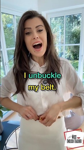 Unbutton, unbuckle, undo #learnenglish