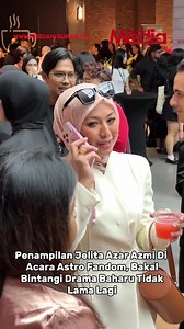 Azar Azmi tampil jelita di sidang media Astro Fandom