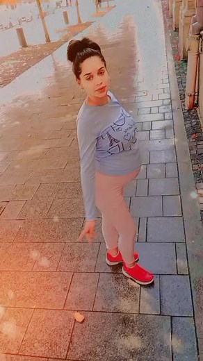 Walking Through Wet Streets in Stylish Activewear