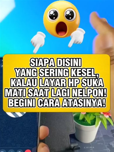 SIAPA DISINI YANG SERING KESEL, KALAU LAYAR HP SUKA MATI SAAT LAGI NELPON! BEGINI CARA ATASINYA! #trikandroid #tipsdantrik #tutorial #tutorialhp #android