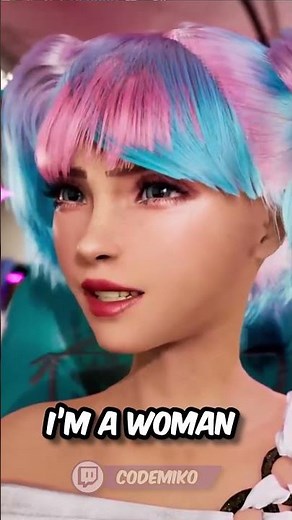 Is she a man or a woman?