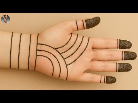 Easy trick for mehandi | Very easy mehandi design for beginners | full hand mehandi trick