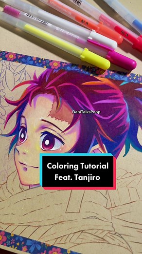 Coloring Tutorial Feat. Tanjiro