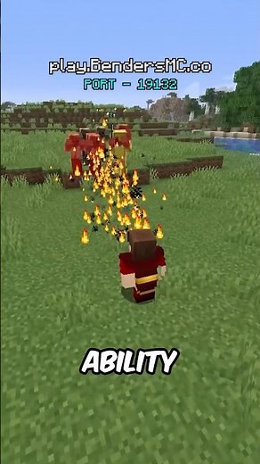 Minecraft VS Avatar Fire Bending #minecraft