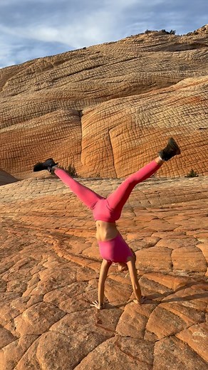 Peachy Prime on Instagram: "Cartwheel challenge! 🥰"