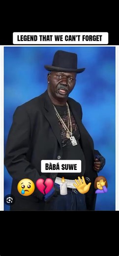 Babatunde Omidina, popularly known by his stage name Baba Suwe, was a legendary Nigerian actor and comedian who dominated the Yoruba film industry for decades. He was celebrated for his unique slapstick comedy, exaggerated costumes, and blackened face. #creatorsearchinsights #rip #passedaway #TrendingNow #babasuwe