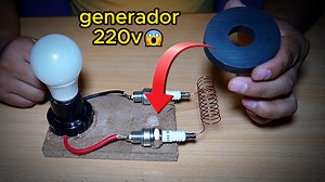 Como producir energía eléctrica con imanes y alambre de cobre. Energía eléctrica con iman, bujia y alambre de cobre. Lo que no te dicen los tutoriales de energía eléctrica gratis. #iman #bujía #alambre #cobre #energía #electricidad | Altez Sera Verda