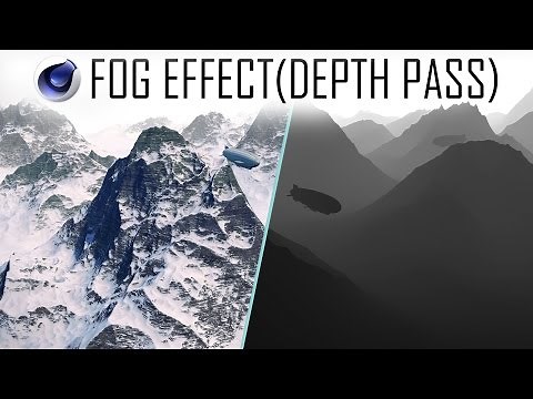 Fog Effect (Depth Pass) ~ Cinema4D Tutorail