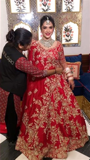 Aditi Rao lookalike - my stunning bride in making ❤️ Parul Garg