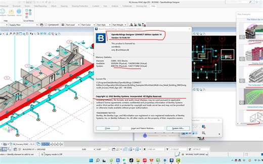 Bentley-OpenBuildings.Designer.CONNECT.Edition.Update.10测试！ 建筑电气机械结构系统设计软件！