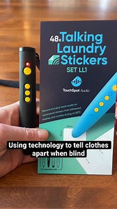 PenFriend Audible Label Maker for the Blind & Visually Impaired & Clothes #blind #clothes #labels #knowledge | ThinkTank