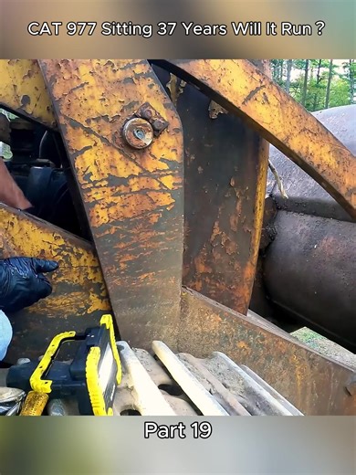 #CAT 977 Sitting 37 Years Will It Run？