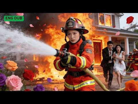 She saves her husband from fire, finds him cheating, divorces him, becomes a powerful CEO.