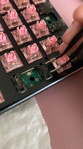 stabilizers don't go down on their own? brand new durock plate-mounted, these are lubed but still the same unlubed (maybe worse). still stuck even with the keycap on. all my stabs are like this, all put together correctly.