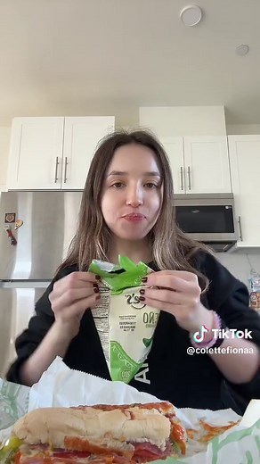 Enjoying Subway Sandwiches with ASMR Eating Sounds