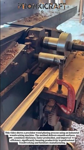 Precision Wood Planing with Industrial Machine | Smooth, Fast & Accurate