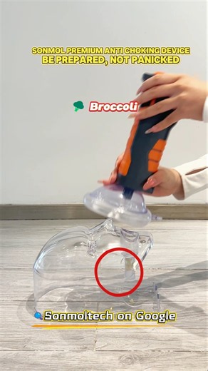 Sonmol automatic anti choking device's suction is incredibly strong.#firstaidkit
