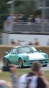 22K views · 1K reactions | Sound on!  Imagine driving a Porsche with an '80s F1 engine! 勞 The Porsche 930 TAG Turbo by Lanzante is a beauty with over 500hp and 310 lb-ft of torque coming from its 1.5-litre turbocharged V6, it has the brawn to back up its beauty. Listen to that F1 engine rev to it's 9,000rpm redline at #FOS!   Goodwood Festival of Speed | Elferspot | Facebook