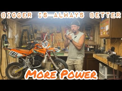2001 KTM 50SX - Carb Upgrade - Carb Tuning