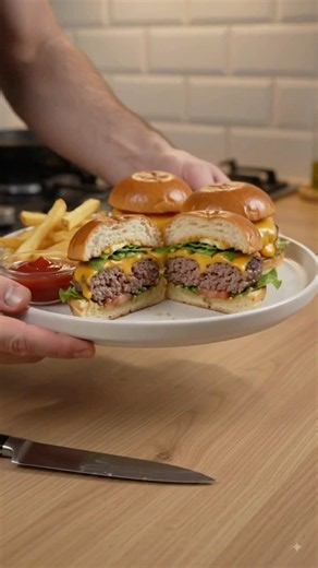 Beef Sliders 🍔🧀 | Juicy & Cheesy Mini Beef Burgers Recipe